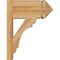 Ekena Millwork Olympic Arts & Crafts Rough Sawn Outlooker, Western Red Cedar, 8"W x 16"D x 20"H OUT08X16X20OLY03RWR - alternate 4